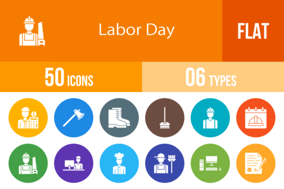 50 Labor Day Icons: Graphics for Crafters