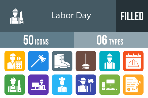 50 Labor Day Icons: Premium Graphics for Branding