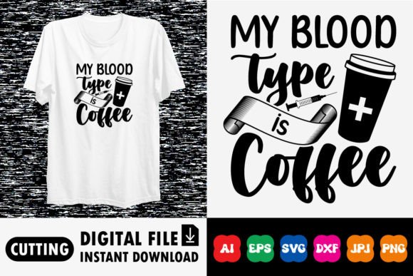 Coffee Shirt Design: Graphics for T-Shirt Designs