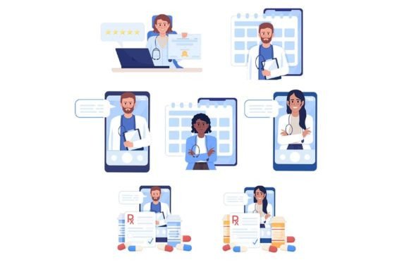 Doctor in Tablet Graphics: Modern Illustrations for Web