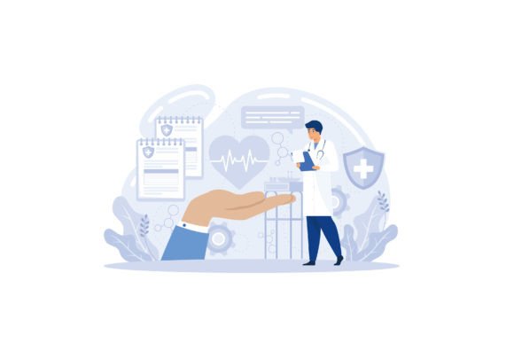 Health Care Metaphor Graphics for Modern Illustrations