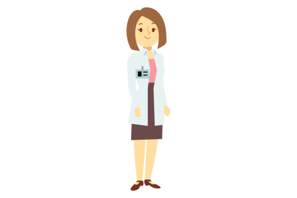 Lab Worker Graphics: Cute Illustrations for Crafts
