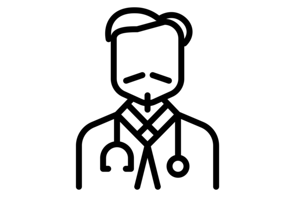 Male Doctor Profile Picture: Medical Graphics & Illustrations