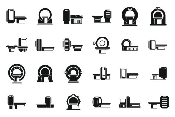 MRI Icons Set: A Designer's Review for Embroidery