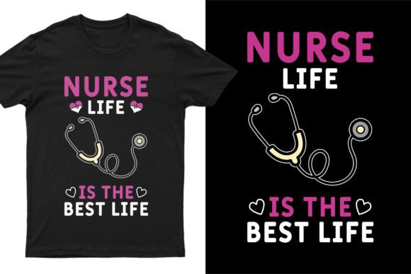 Nurse Life Graphics: T-Shirt Designs for Branding