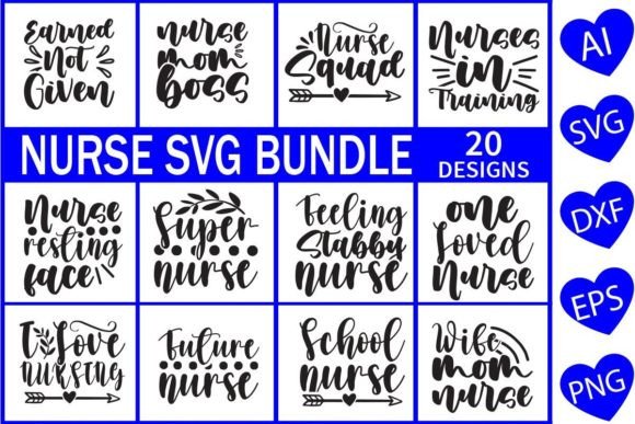 Nurse SVG Bundle Vol. 5: Essential Bundles for Design