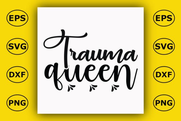 Nurse T Shirt Design, Trauma Queen Graphics
