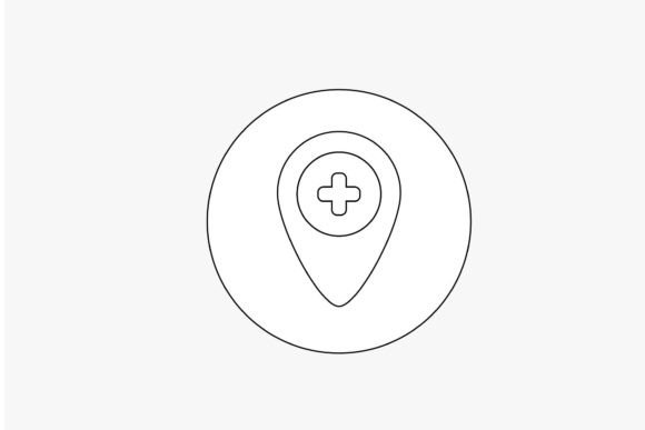 Outline Nurse Medical Simple 8 Graphics and Icons