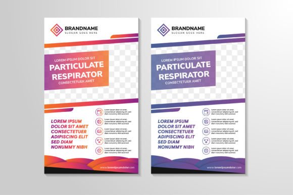 Particulate Respirator Vertical Banner: Graphics & Print Templates