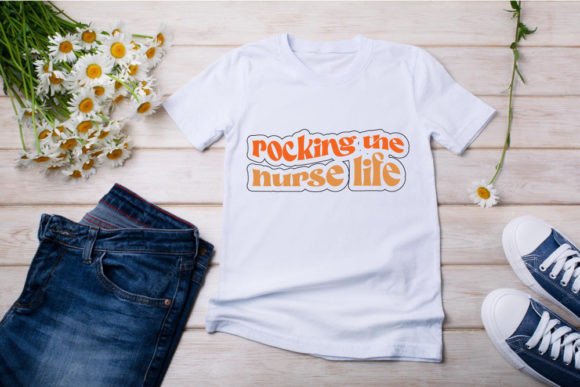 Retro Nurse Graphics: Bold T-Shirt Designs