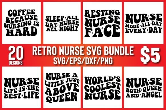 Retro Nurse SVG Bundle Vol 2: A Designer's Review